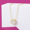 Ross-Simons 0.25 ct. t.w. Diamond Heart Pendant Necklace in 14kt Yellow Gold Size 20 - 4 of 4
