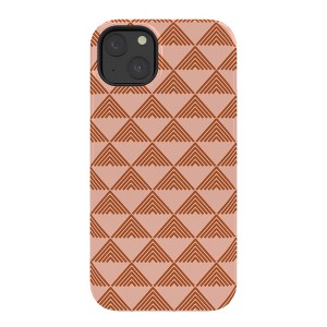 June Journal Triangular Lines in Terracotta Tough iPhone 14 Case - Society6 - 1 of 1