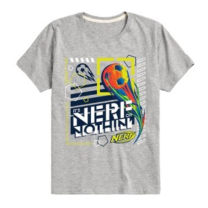 Boys' - NERF - Nerf Or Nothin Soccer Short Sleeve Graphic T-Shirt - 1 of 4