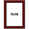PosterPalooza | Weathered Red Picture Frame - UV Acrylic, Foam Board Backing, Hanging Hardware - 2 of 4