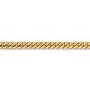 Black Bow Jewelry Men's 5.5mm 14K Yellow Gold Solid Miami Cuban (Curb) Chain Bracelet - 2 of 4