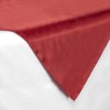 Lann's Linens 5-Pack Square Satin Tablecloth Overlays for Wedding, Banquet - 2 of 2