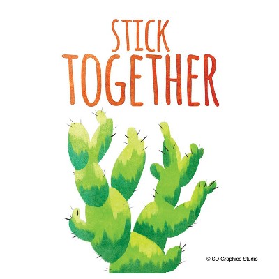 4pk Ceramic Cactus Stick Together Coasters - Thirstystone