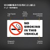 Avery No Smoking in This Vehicle Sign Label Stickers, Waterproof, UV Resistant, Preprinted, 2" x 4", 20 Stickers - 2 of 4
