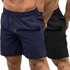 COOFANDY Men's 2 Pack Gym Workout Shorts 7 Inch Quick Dry Athletic Shorts Lightweight Running Shorts with Pockets - 1 of 4
