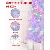 Pre-Lit Flocked LED Douglas Fir Artificial Christmas Tree - 4 of 4