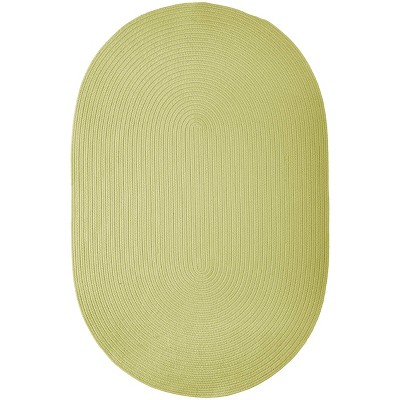Colonial Mills Boca Raton - Celery 6 Ft x9 Ft Oval Rug Indoor/Outdoor 100% Polypropylene
