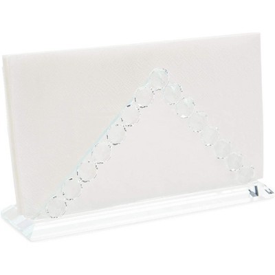 Clear Crystal Decorative Napkin Holder for Tabletop