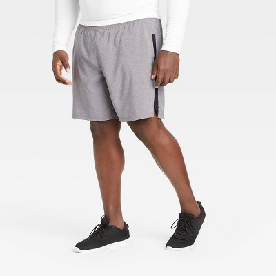 Men's 9" Lined Run Shorts - All in Motion™ Light Gray S