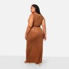 Rebdolls Women's Samira Sheer Glitter Mesh Cowl Neck Maxi Bodycon Dress - 3 of 3
