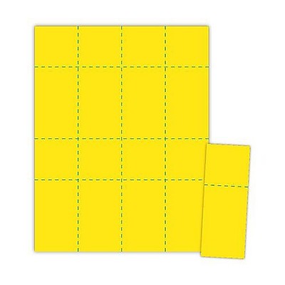 Blanks USA Blanks/USA 2 1/8 x 5 1/2 Digital Cover Event Ticket Yellow 1000/Pack LTN810T6SY