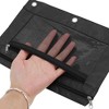 Unique Bargains Pencil Case for 3 Ring Binder Double Layer Smooth Zipper for Folders - 3 of 4