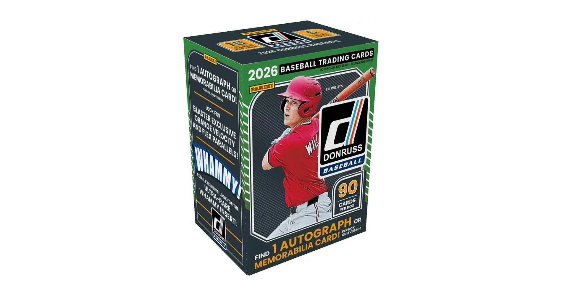 2026 Panini Donruss Baseball Trading Card Blaster Box