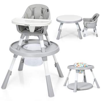 Infans 6 in 1 Baby High Chair Infant Activity Center w/ Height Adjustment