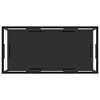 vidaXL Coffee Table Transparent and Black - 4 of 4
