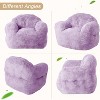 39" Bean Bag Chairs for Adults Kids, Soft Beanbag Sofa Chair High-Density Foam Filled Cozy Bean Bag Couch with Armrests for Living Room Bedroom - 4 of 4