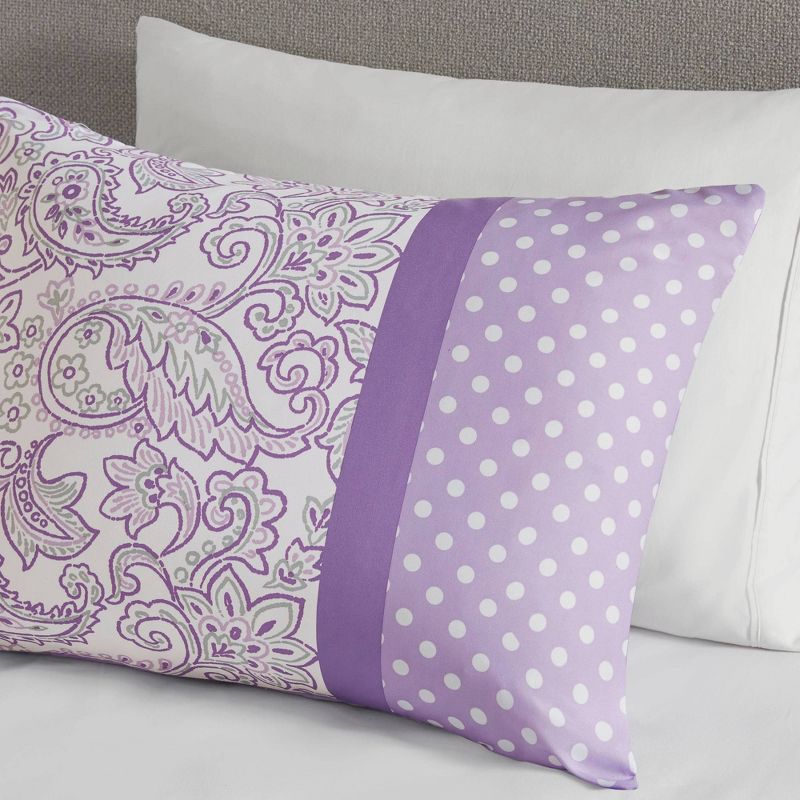 Mi Zone Angela Comforter Set Purple, 3 of 7
