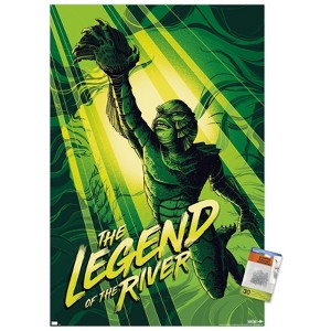 Trends International Creature From The Black Lagoon - The Legend Of The River by César Moreno Unframed Wall Poster Prints - 1 of 4