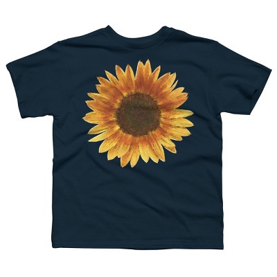 Boy's Design By Humans Sunflower By Maryedenoa T-Shirt