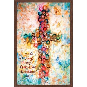 Trends International Ivan Guaderrama - Steadfast-Versiculo Framed Wall Poster Prints - 1 of 4