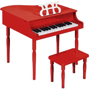 Best Choice Products Kids Classic 30-Key Mini Piano w/ Lid, Bench, Folding Music Rack, Song Book, Stickers - 1 of 4