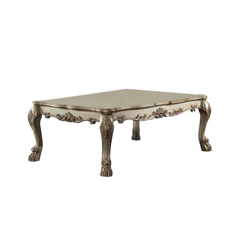 54&#34; Dresden Coffee Table Gold Patina/Bone - Acme Furniture, 6 of 9