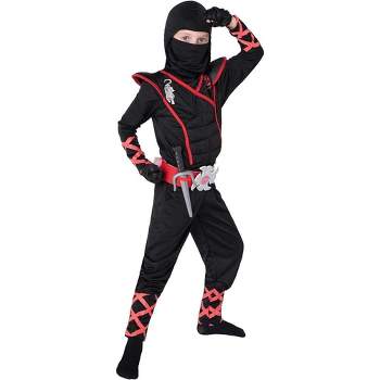 Syncfun Ninja Costume Deluxe Ninja Costume for Boys Halloween Ninja Costume Dress Up