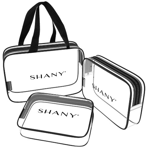 SHANY Clear Toiletry and Makeup Organizer Bag Set