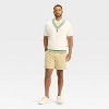 Houston White Men's Ribbed V-Neck Sleeveless Pullover Sweater - White - 3 of 3