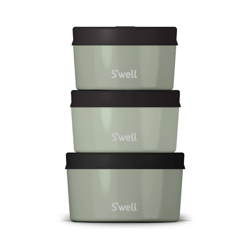 S&#39;well Food Storage Canister Set Sage, 1 of 8