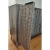Okak Sideboard Cabinet, Buffet Cabinet With 4 Stylish Geometric Design Doors, Storage Cabinet for Living Room, Office, Kitchen, Hallway, Gray - 3 of 4