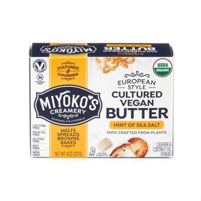 Miyoko's European Style Cultured Vegan Butter - 8oz