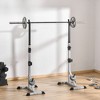 Soozier 3 Positions Height Adjustable Squat Rack, 2" Steel Heavy Duty Barbell Rack Stand and Bench Press Rack, 2-Piece - 2 of 4