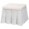 bali & pari Palm Scallop Rattan Ottoman - 4 of 4