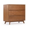 Max & Lily Solid Wood Scandinavian 3-Drawer Dresser - 2 of 4