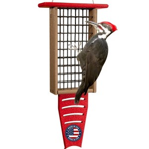 JCS Wildlife Recycled Suet Feeder w/ Tail Prop - 1 of 4