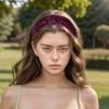 Unique Bargains Women's Lace Hollow Wide Headband 1 Pc - 2 of 4