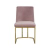 Meridian Furniture,Heidi Velvet Dining Chair, Set of 2 - 3 of 4