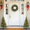 24 Inch Pre-Lit Christmas Wreath with Lights, Timer - Battery Operated - Christmas Decorations Front Door Lighted Wreath for Indoor Wall Window - 4 of 4