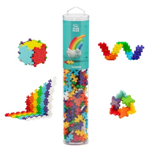 Plus-plus - Tube - 240pc Rainbow Mix : Target