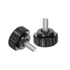 Unique Bargains Plastic Threaded Bolt Knurled Clamping Knob Thumb Screws 6 Pcs - 3 of 4