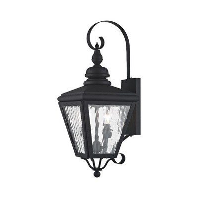Livex Lighting Cambridge 2 - Light Wall Light in  Black