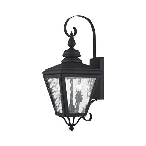 Livex Lighting Cambridge 2 - Light Wall Light in  Black - 1 of 4