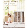 360° Rotating Jewelry Box with 7 Drawers, Spacious Vertical Jewelry Organizer with Glass Window - 3 of 4