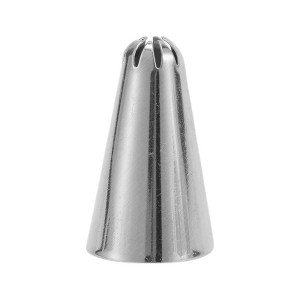 Unique Bargains Piping Tip Stainless Steel Silver Tone 0.7"x1.3" 1 Pcs - 1 of 3