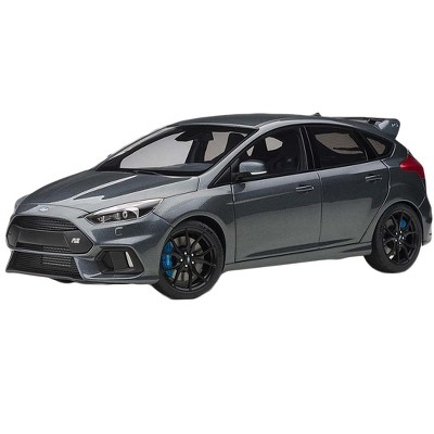 2016 Ford Focus RS Stealth Gray Metallic 1/18 Model Car by Autoart