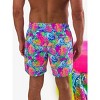 RuggedButts UPF50+ Men's Stretch Swim Trunks - Neon Ocean Coral, Men's M - 4 of 4
