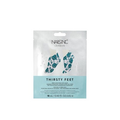 Nails.INC Thirsty Feet Deep Moisture Foot Mask – 0.60 fl oz
