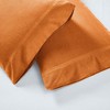 Paisley or Solid Flannel Cotton Pillowcases, Set of 2 by Blue Nile Mills - 3 of 3