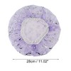 Unique Bargains Women Double Layer Mesh Shower Cap 1 Pc - 2 of 3